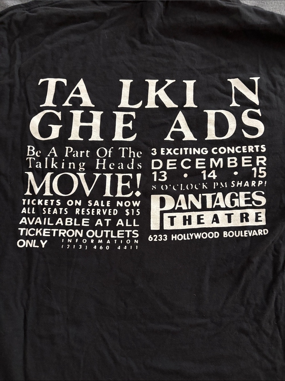 A24 Talking Heads Stop Making Sense 40th Anniversary Tee XL - Picture 7 of 8